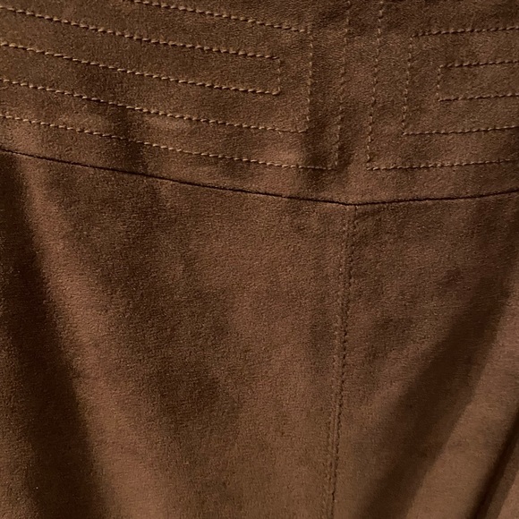 BCBGMaxazria Maxi Skirt in faux suede - Picture 3 of 4